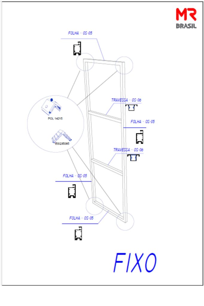 BRISE OLGACOLOR PARA ESQUADRIAS DE ALUMINIO MR BRASIL