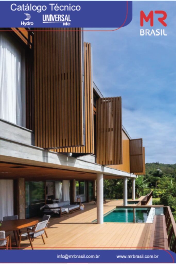 catálogo técnico de brises sistema HYDRO mr brasil