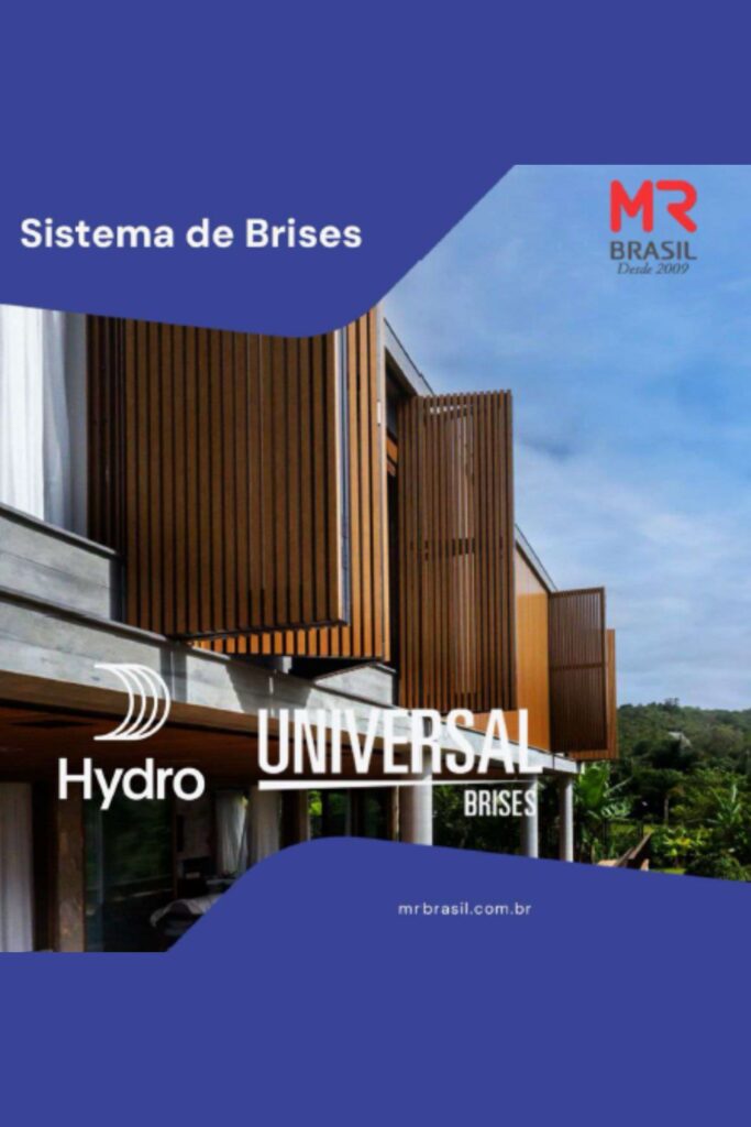 catálogo técnico de brises sistema HYDRO mr brasil